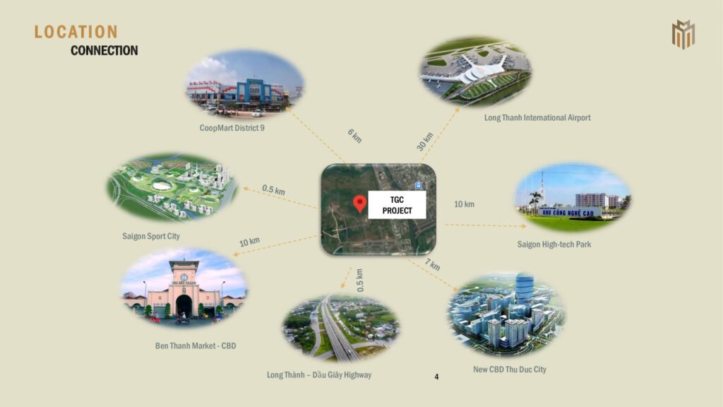 Liên kết vùng với dự án The Global City