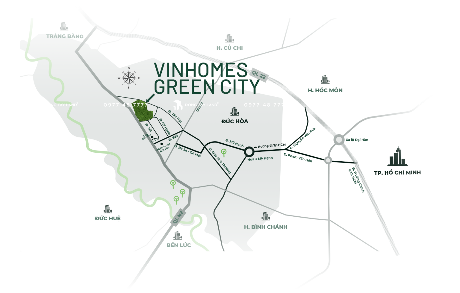 Vị trí Vinhomes Green City