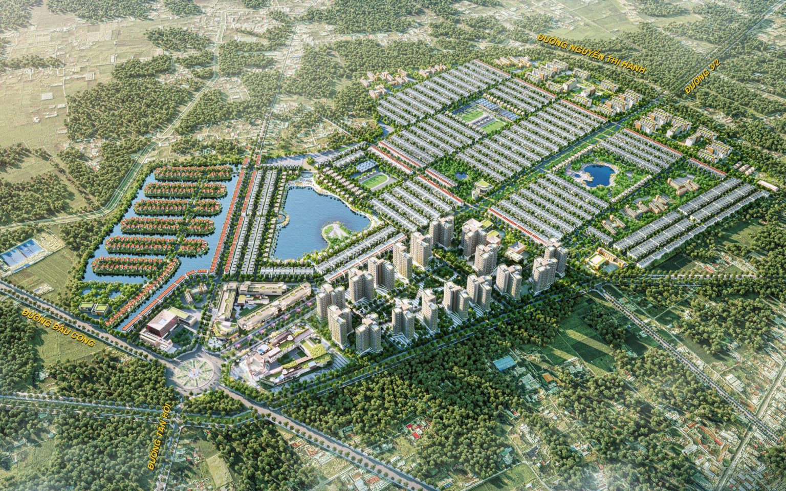 Mặt bằng tổng thể dự án Vinhomes Green City