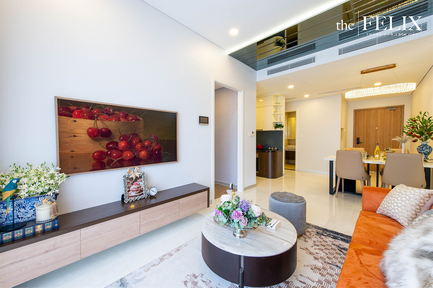 Nhà mẫu căn hộ 02 phòng ngủ dự án The Felix