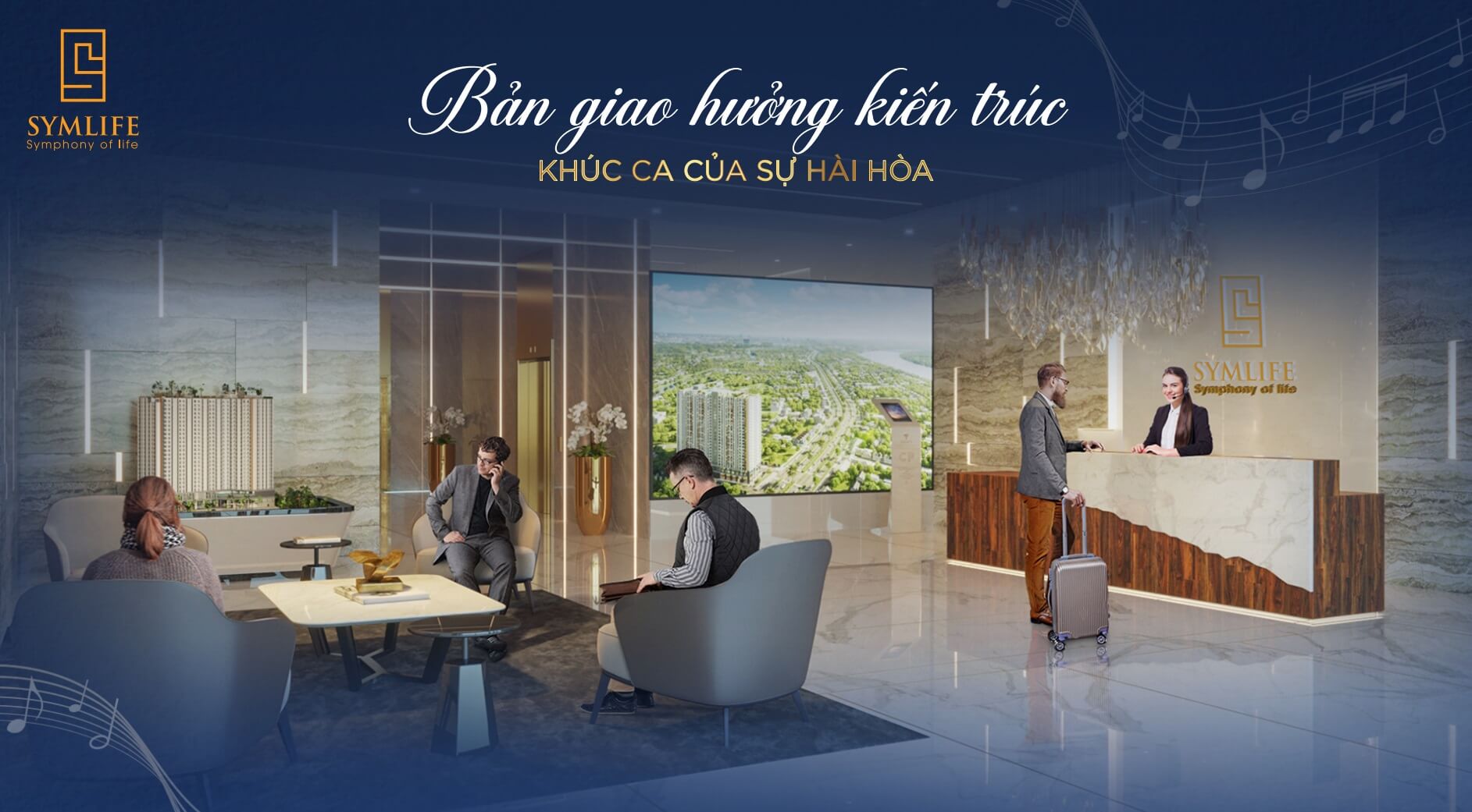 Sãnh lễ tân Symlife chuẩn cao cấp 5 sao