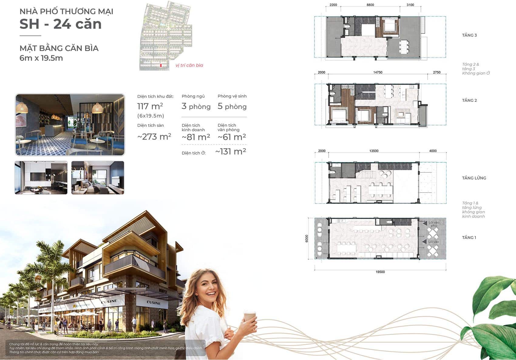 Nhà phố thương mại căn bìa