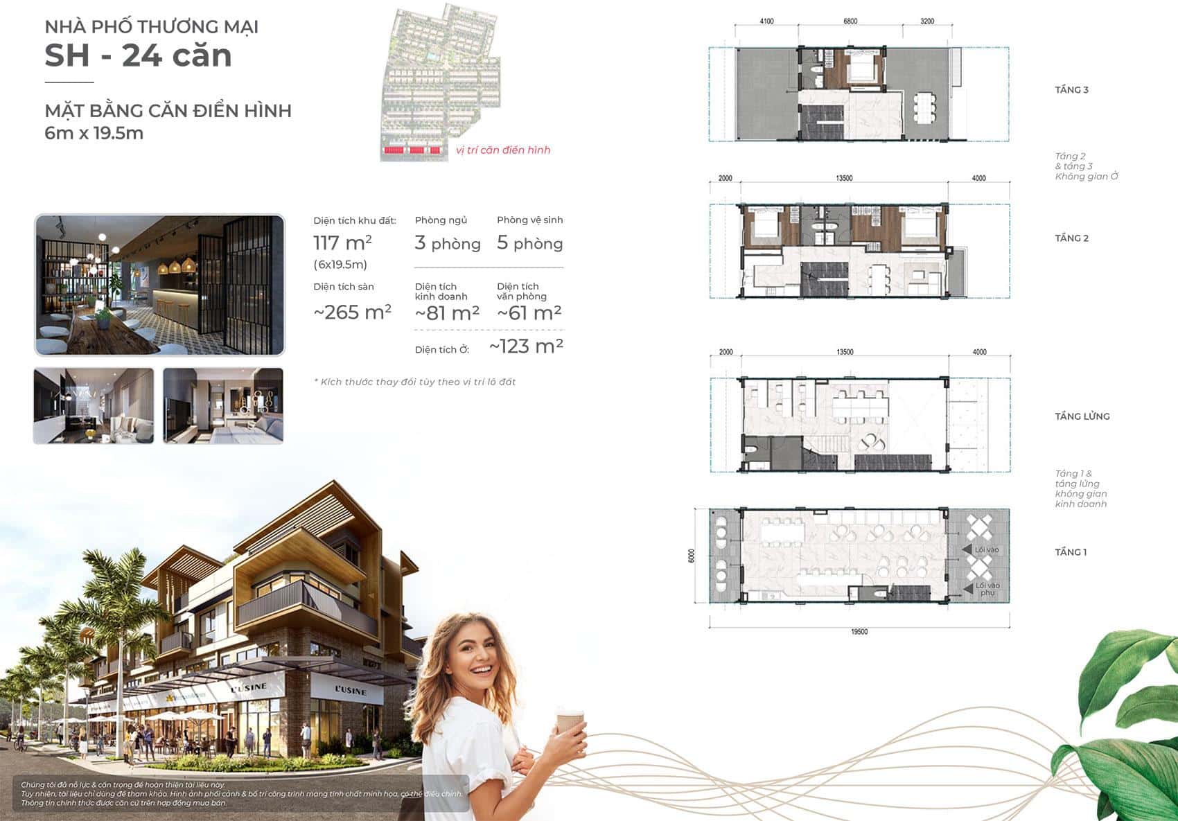 Nhà phố thương mại căn thường