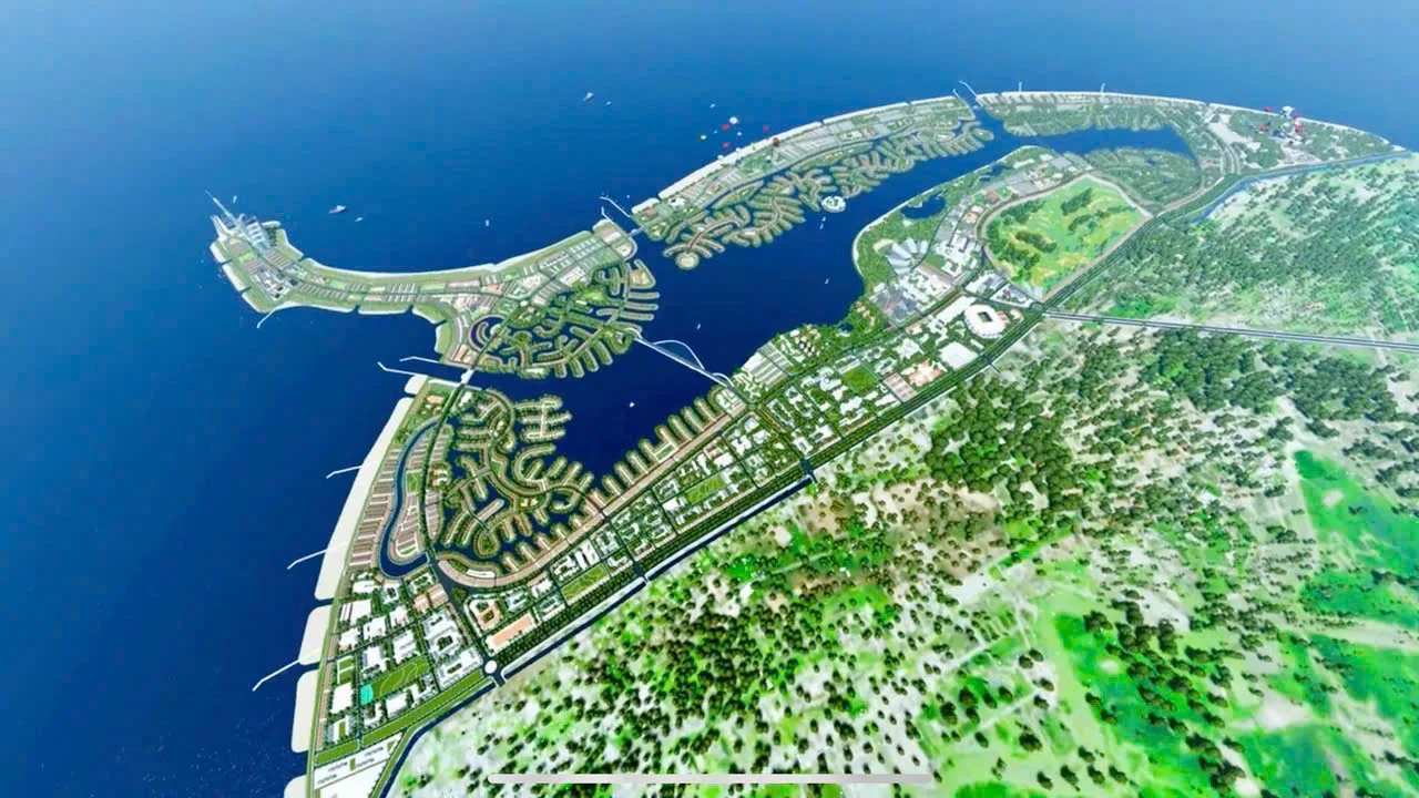 Vinhomes Green Paradise - bối cảnh tổng thể