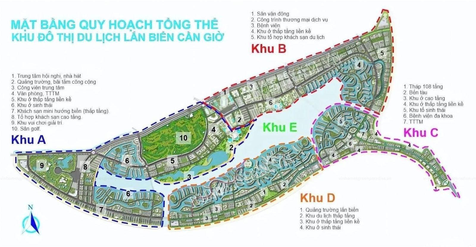 sân golf - vị trí